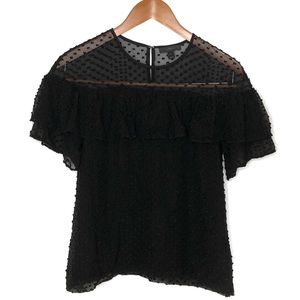 J.Crew Swiss Dot Blouse